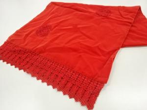 ビロードレース花模様ショール